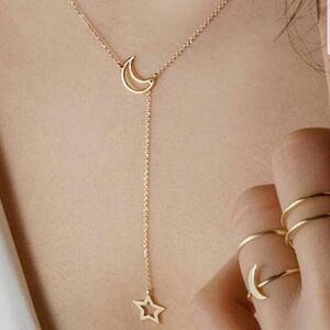 Star & Moon Pendant Necklace
